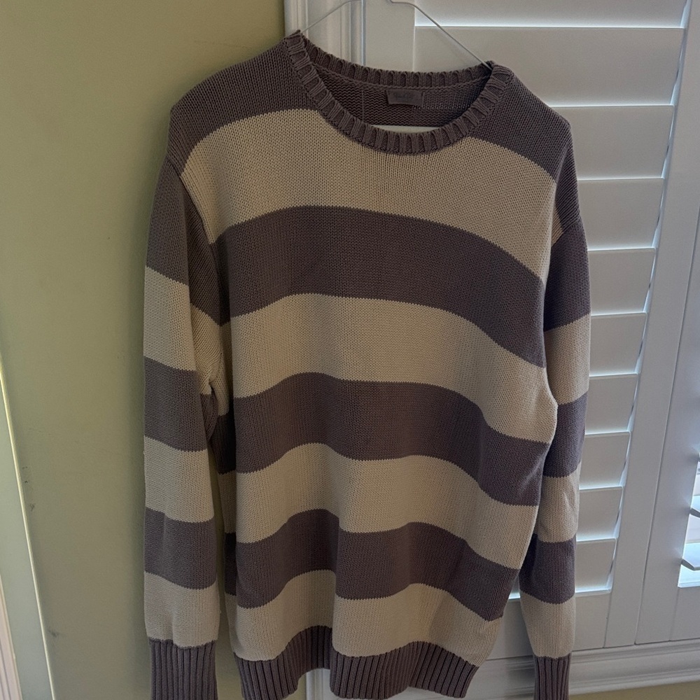 Brandy Melville John Galt Brianna Striped Oversized Sweater